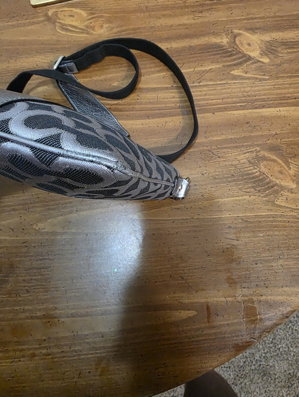 Coach Julia Op Art Swingback Crossbody Bag - Picture 7 of 11